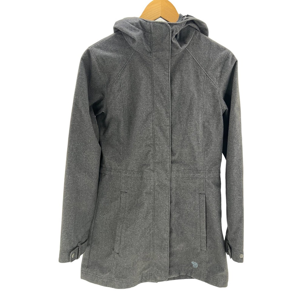 Mountain Hardwear Gray Hooded Jacket